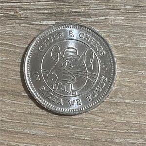 Vintage Chuck E. Cheese Collectible Token